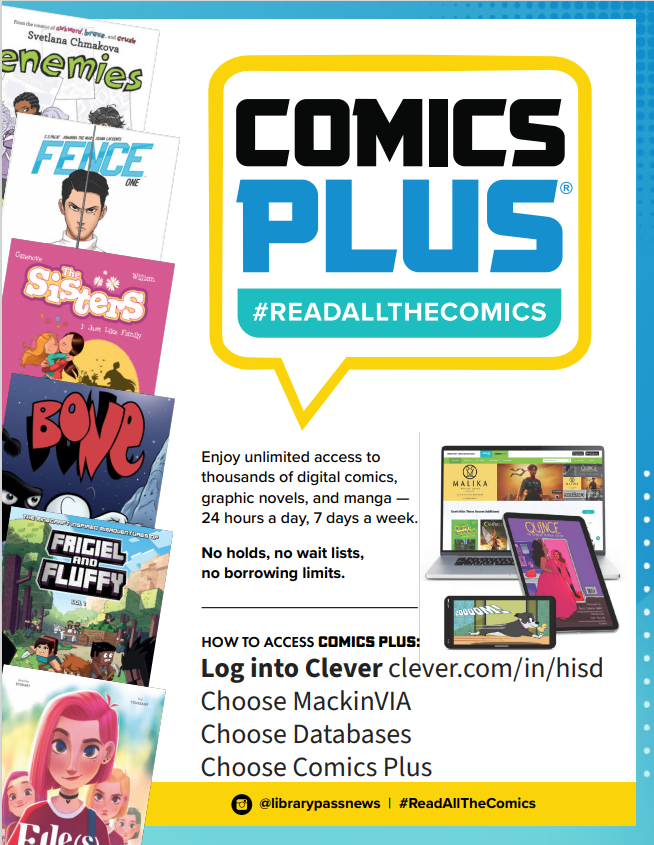 Comics Plus access steps